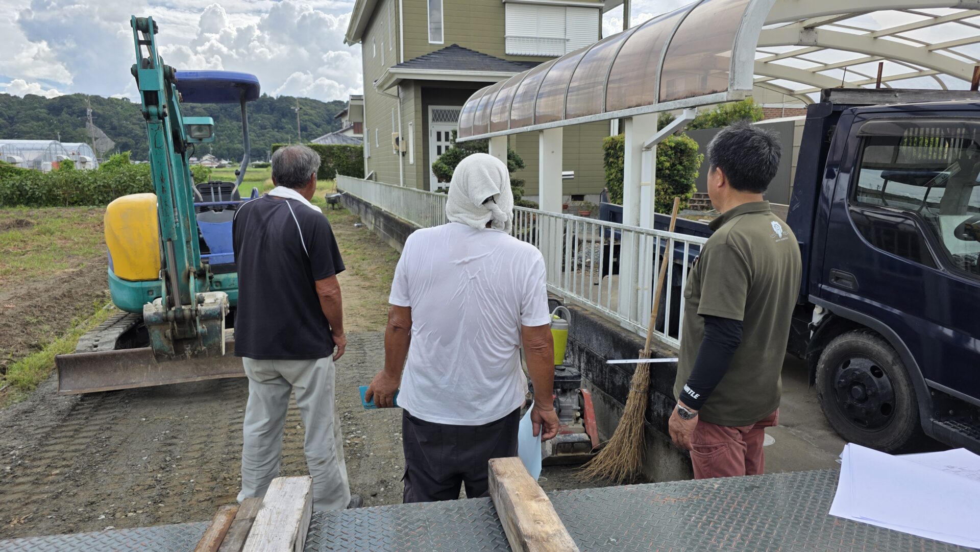 造成工事スタート!