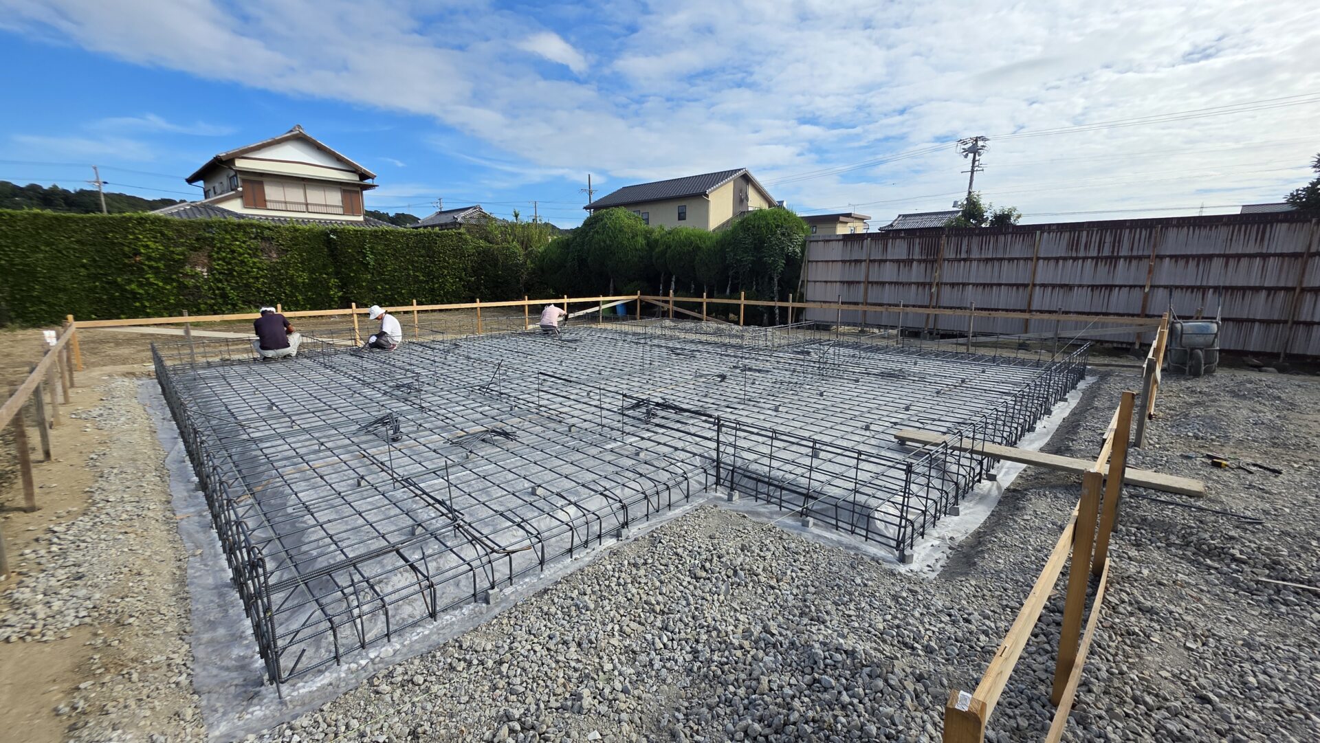 基礎工事順調