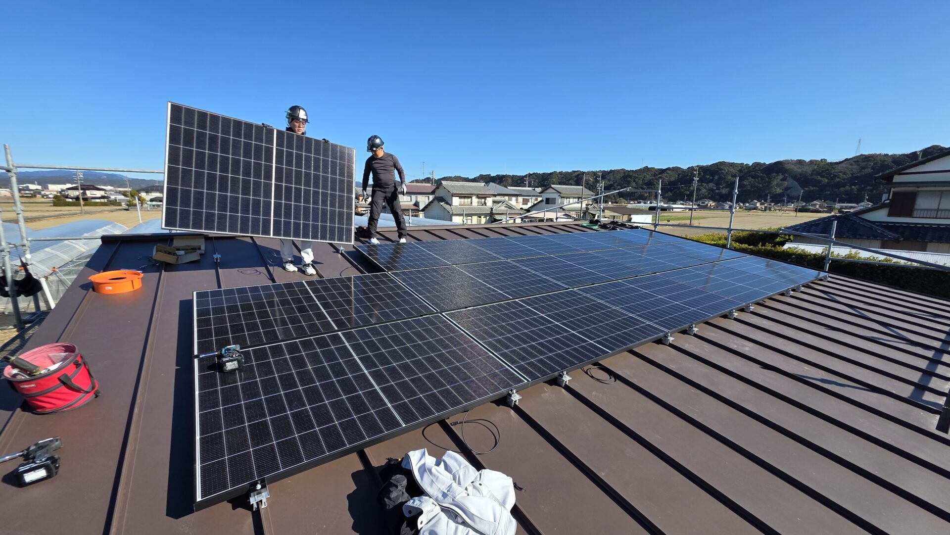 太陽光パネル設置工事